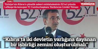 “Kıbrıs’ta iki devletin varlığına dayanan bir işbirliği zemini oluşturulmalı”