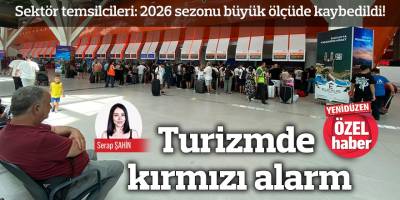 Turizmde kırmızı alarm
