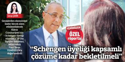 “Schengen üyeliği kapsamlı çözüme kadar bekletilmeli”