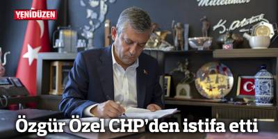Özgür Özel istifa etti: Yeni partinin kuruluş dilekçesini imzaladı