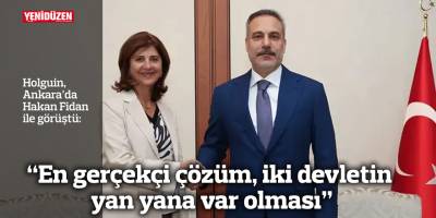 “En gerçekçi çözüm, iki devletin  yan yana var olması”