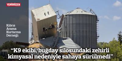 “K9 ekibi, buğday silosundaki zehirli kimyasal nedeniyle sahaya sürülmedi”