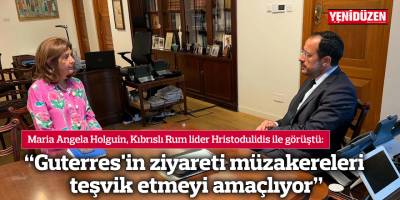 “Guterres'in ziyareti müzakereleri teşvik etmeyi amaçlıyor”