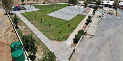 Geçitkale-Serdarlı Belediyesi, Gülden Kasım Çocuk Parkı’nda yenileme çalışmaları başlattı