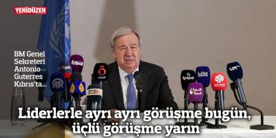 Liderlerle ayrı ayrı görüşme bugün, üçlü görüşme yarın