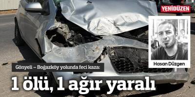 İki yayaya araba çarptı, 1 kişi hayatını kaybetti, 1 kişi ağır yaralandı