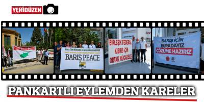 PANKARTLI EYLEMDEN KARELER