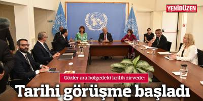 Tarihi görüşme başladı