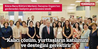 “Kalıcı çözüm, yurttaşların katılımını ve desteğini gerektirir”