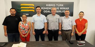 İSG-BİR heyeti KTMMOB’yi ziyaret etti