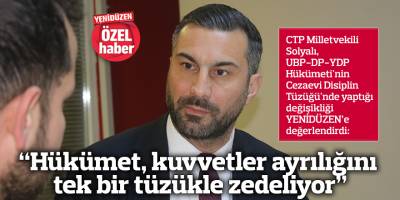 “Hükümet, kuvvetler ayrılığını tek bir tüzükle zedeliyor”