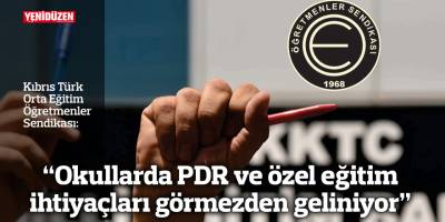 KTOEÖS: “Okullarda PDR ve özel eğitim ihtiyaçları görmezden geliniyor”