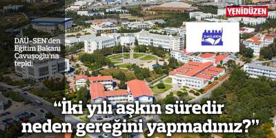“İki yılı aşkın süredir neden gereğini yapmadınız?”