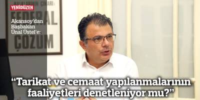 “Tarikat ve cemaat yapılanmalarının faaliyetleri denetleniyor mu?”