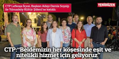 “Beldemizin her köşesinde eşit ve nitelikli hizmet için geliyoruz”