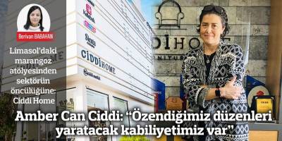 Amber Can Ciddi: “Özendiğimiz düzenleri yaratacak kabiliyetimiz var”