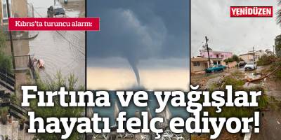 Kıbrıs'ı fırtına vurdu: Neler yaşandı?