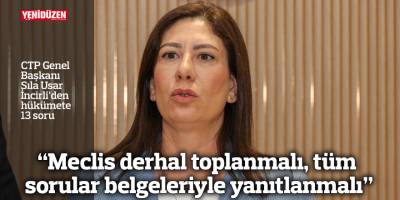 “Meclis derhal toplanmalı, tüm sorular belgeleriyle yanıtlanmalı”
