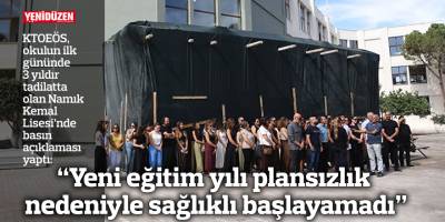 “Yeni eğitim yılı plansızlık nedeniyle sağlıklı başlayamadı”