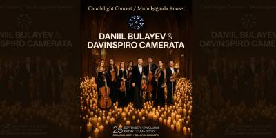 Daniil Bulayev& Davinspiro Camerata’dan Bellapais’te “Mum Işığında Konser”