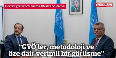 BM’den liderler görüşmesi açıklaması: “GYÖ’ler, metodoloji ve öze dair verimli bir görüşme”