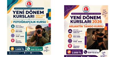 Girne Belediyesi’nin Fotoğrafçılık, Koza, Pilates ve Arjantin Tango kursları başlıyor