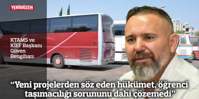 “Yeni projelerden söz eden hükümet, öğrenci taşımacılığı sorununu dahi çözemedi”
