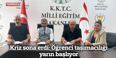 Kriz sona erdi: Öğrenci taşımacılığı yarın başlıyor