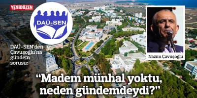 “Madem münhal yoktu, neden gündemdeydi?”