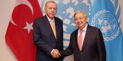 Erdoğan, Guterres’le görüştü