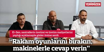 "Rakam oyunlarını bırakın, makinelerle cevap verin"