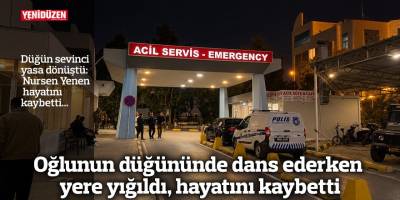 Oğlunun düğününde dans ederken  yere yığıldı, hayatını kaybetti
