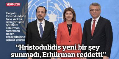 "Hristodulidis yeni bir şey sunmadı, Erhürman reddetti"