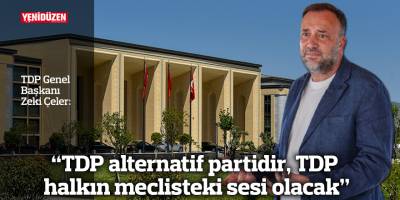 “TDP alternatif partidir, TDP halkın meclisteki sesi olacak”