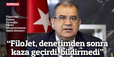 “FiloJet, denetimden sonra kaza geçirdi, bildirmedi”