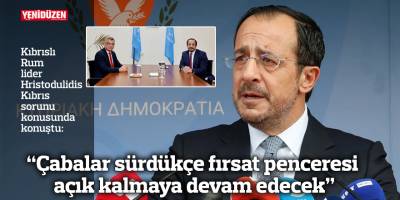 “Çabalar sürdükçe fırsat penceresi açık kalmaya devam edecek”