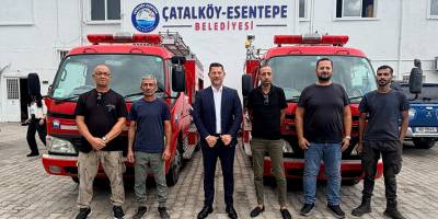 Çatalköy-Esentepe Belediyesi’nden afetlere karşı iki yeni ilk müdahale aracı