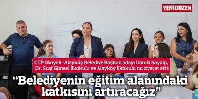 “Belediyenin eğitim alanındaki katkısını artıracağız”