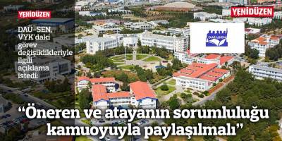 “Öneren ve atayanın sorumluluğu  kamuoyuyla paylaşılmalı”