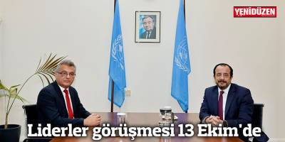 Liderler görüşmesi 13 Ekim'de