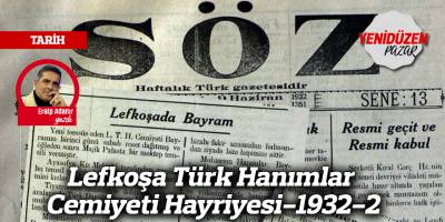 Lefkoşa Türk Hanımlar Cemiyeti Hayriyesi-1932-2