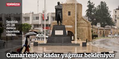 Cumartesiye kadar yağmur bekleniyor