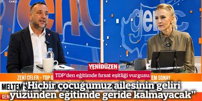 “Hiçbir çocuğumuz ailesinin geliri yüzünden eğitimde geride kalmayacak”