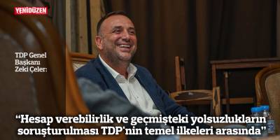 "Hesap verebilirlik ve geçmişteki yolsuzlukların soruşturulması TDP'nin temel ilkeleri arasında"