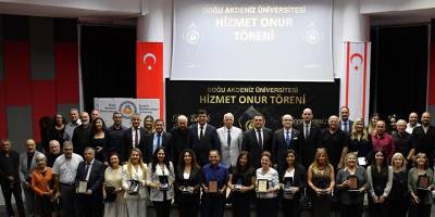 DAÜ’de emek ve vefa buluşması: Hizmet onur töreni gerçekleştirildi