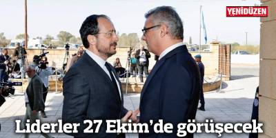 Liderler 27 Ekim’de görüşecek