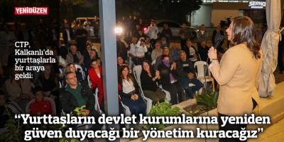 “Yurttaşların devlet kurumlarına yeniden güven duyacağı bir yönetim kuracağız”