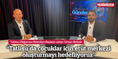 “Tatlısu'da çocuklar için etüt merkezi oluşturmayı hedefliyoruz”