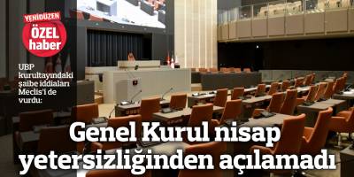 Genel Kurul nisap yetersizliğinden açılamadı