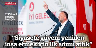 “Siyasete güveni yeniden inşa etmek için ilk adımı attık”